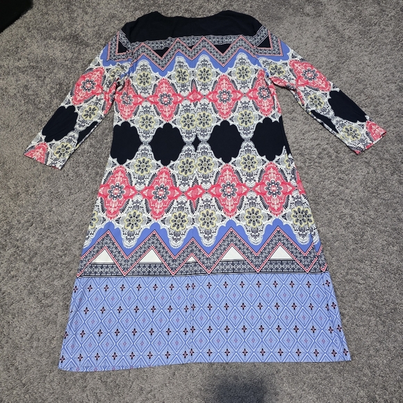 Multicolor Patterned Dress - Picture 5 of 5